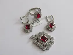 نیم ست رادیوم سنگ رنگی m1