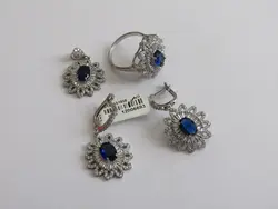 نیم ست رادیوم سنگ رنگی m36