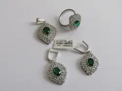 نیم ست رادیوم سنگ رنگی m27