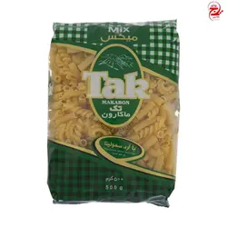 ماکارونی میکس تک ماکارون مقدار 500 گرمی