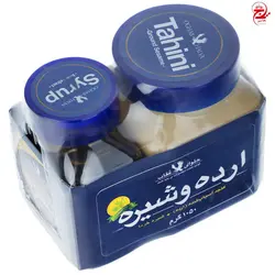ارده و شیره خرما عقاب مقدار 1050 گرم