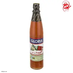 سس فلفل قرمز تند و سیر 88 میلی‌لیتری گلوریا