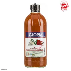 سس فلفل قرمز تند و سیر 474 میلی‌لیتری گلوریا