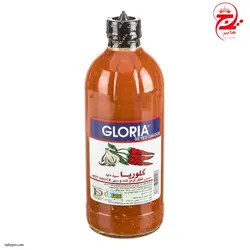سس فلفل قرمز تند و سیر 474 میلی‌لیتری گلوریا