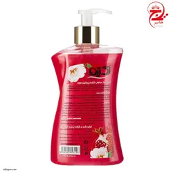 مایع دستشویی قرمز حاوی پروتئین سویا 450 گرمی اکتیو