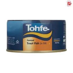 کنسرو ماهی قزل آلا در روغن تحفه - 180 گرم