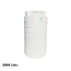 مخزن عمودی تک لایه پلاستونیک 3000 لیتری بلند