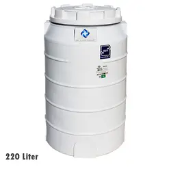مخزن عمودی تک لایه پلاستونیک 220 لیتری