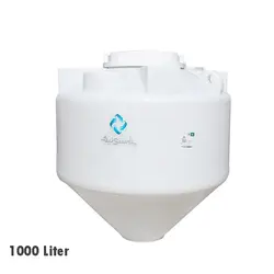 مخزن قیفی تک لایه پلاستونیک 1000 لیتری