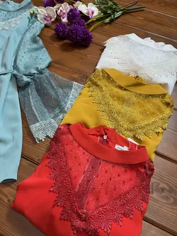 شومیز یقه شاین