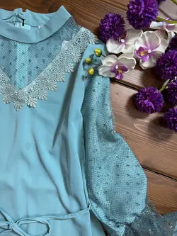 شومیز یقه شاین