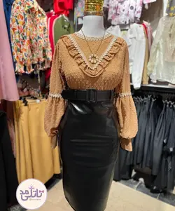 شومیز پارچه توپی