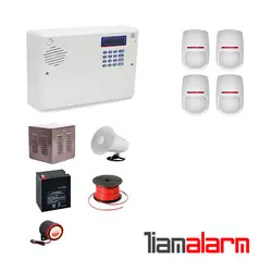 پکیج دزدگیر اماکن باسیم مدل سایلکس سیم کارتی و تلفنی  SG8PY4