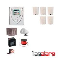 پکیج دزدگیر اماکن با سیم مدل فورنت سیم کارتی و تلفنی B500PR5