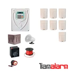 پکیج دزدگیر اماکن با سیم مدل فورنت سیم کارتی و تلفنیB500PR7