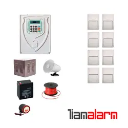 پکیج دزدگیر اماکن با سیم مدل فورنت سیم کارتی و تلفنیB500F8