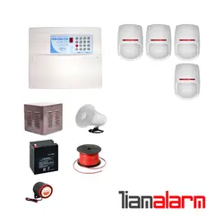 پکیج دزدگیر اماکن باسیم مدل فایواستار سیم کارتی و تلفنیFS206PY4