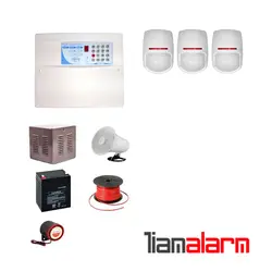 پکیج دزدگیر اماکن باسیم مدل فایواستار سیم کارتی و تلفنی FS206PY3