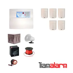 پکیج دزدگیر اماکن باسیم مدل فایواستار سیم کارتی و تلفنیFS206PR5