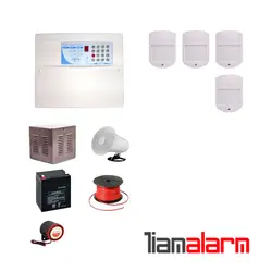 پکیج دزدگیر اماکن باسیم مدل فایواستار سیم کارتی و تلفنیFS206H64