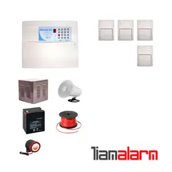 پکیج دزدگیر اماکن باسیم مدل فایواستارسیم کارتی و تلفنی FS206F4