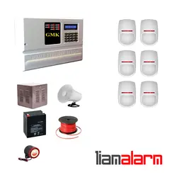 پکیج دزدگیر اماکن باسیم مدل جی ام کا سیم کارتی و تلفنی GM910PY6