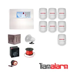 پکیج دزدگیر اماکن باسیم مدل فایواستار سیم کارتی و تلفنیFS206PY7
