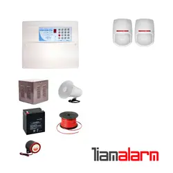 پکیج دزدگیر اماکن با سیم مدل فایواستار سیم کارتی و تلفنیFS206PY2
