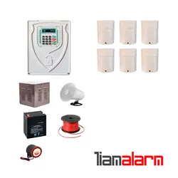 پکیج دزدگیر اماکن با سیم مدل فورنت سیم کارتی و تلفنی B500PR6