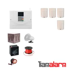پکیج دزدگیر اماکن با سیم مدل مستر کارتی و تلفنی M930PR4