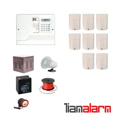 پکیج دزدگیر اماکن با سیم مدل آی تی آر  سیم کارتی و تلفنی I50PR8