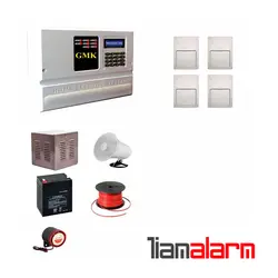 پکیج دزدگیر اماکن باسیم مدل جی ام کا سیم کارتی و تلفنی GM910F4