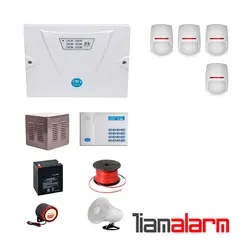 پکیج دزدگیر اماکن با سیم مدل کلاسیک سیم کارتی و تلفنی  CGPY4