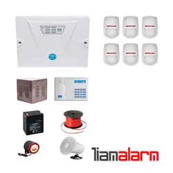پکیج دزدگیر اماکن باسیم  مدل کلاسیک سیم کارتی و تلفنی CGPY6