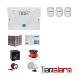 پکیج دزدگیر اماکن باسیم  مدل کلاسیک سیم کارتی و تلفنی CGPY3