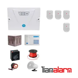 پکیج دزدگیر اماکن باسیم  مدل کلاسیک سیم کارتی و تلفنیCGN4