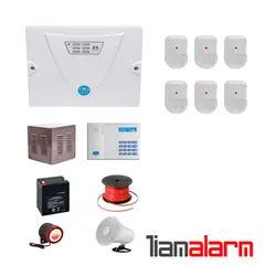پکیج دزدگیر اماکن باسیم وزنی مدل کلاسیک سیم کارتی و تلفنی CGN6