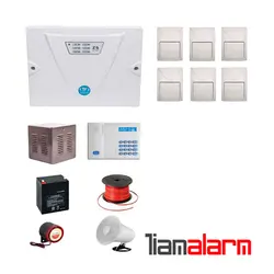 پکیج دزدگیر اماکن باسیم مدل کلاسیک سیم کارتی و تلفنیCGF6