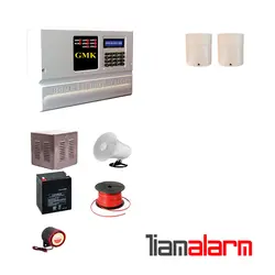 پکیج دزدگیر اماکن با سیم مدل جی ام کا سیم کارتی و تلفنی GM910PR2