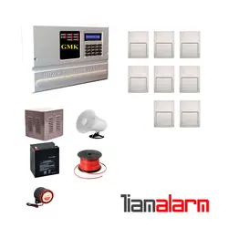 پکیج دزدگیر اماکن باسیم مدل جی ام کا سیم کارتی و تلفنی GM910F8