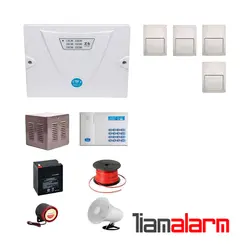 پکیج دزدگیر اماکن باسیم مدل کلاسیک سیم کارتی و تلفنی CGF4