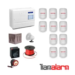 پکیج دزدگیر اماکن باسیم مدل فایروال سیم کارتی و تلفنی F10PY10