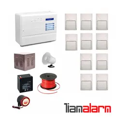 پکیج دزدگیر اماکن باسیم مدل فایروال سیم کارتی و تلفنی F10F10