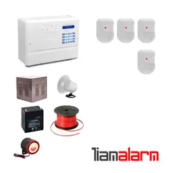 پکیج دزدگیر اماکن باسیم وزنی مدل فایروال سیم کارتی و تلفنیF10N4