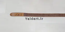 کمربند چرم حکاکی