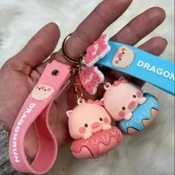 آویز و جاکلیدی خوک شیرینی