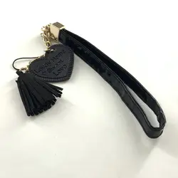 بند آویز چرمی قلب دار