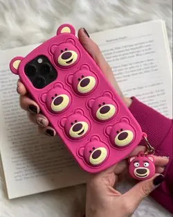 قاب موبایل آیفون 11 فیجت یوگی + آویز ست