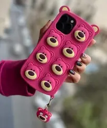 قاب موبایل آیفون 11 فیجت یوگی + آویز ست