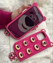 قاب موبایل آیفون 12pro / 12 فیجت یوگی + آویز ست